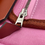 エルメス HERMES エールジップPM ピンク×SV金具 トワル　Y刻 レディース ショルダーバッグ