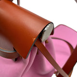 エルメス HERMES エールジップPM ピンク×SV金具 トワル　Y刻 レディース ショルダーバッグ