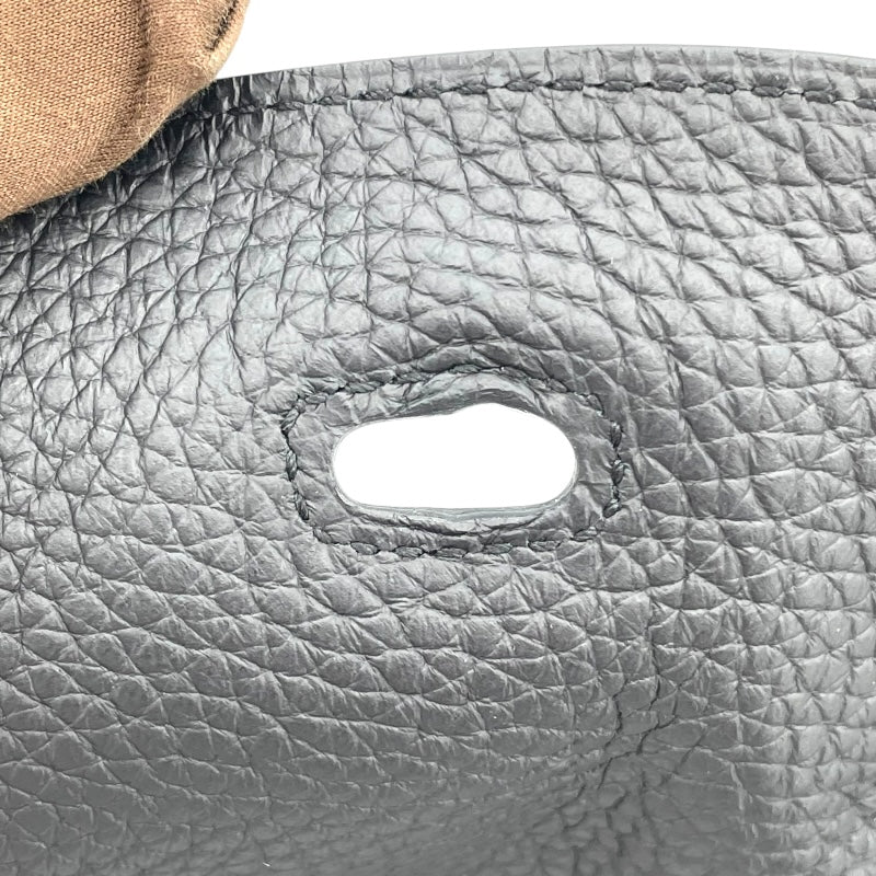 エルメス HERMES リンディ30 X刻印 ブラック シルバー金具 トリヨン レディース ハンドバッグ