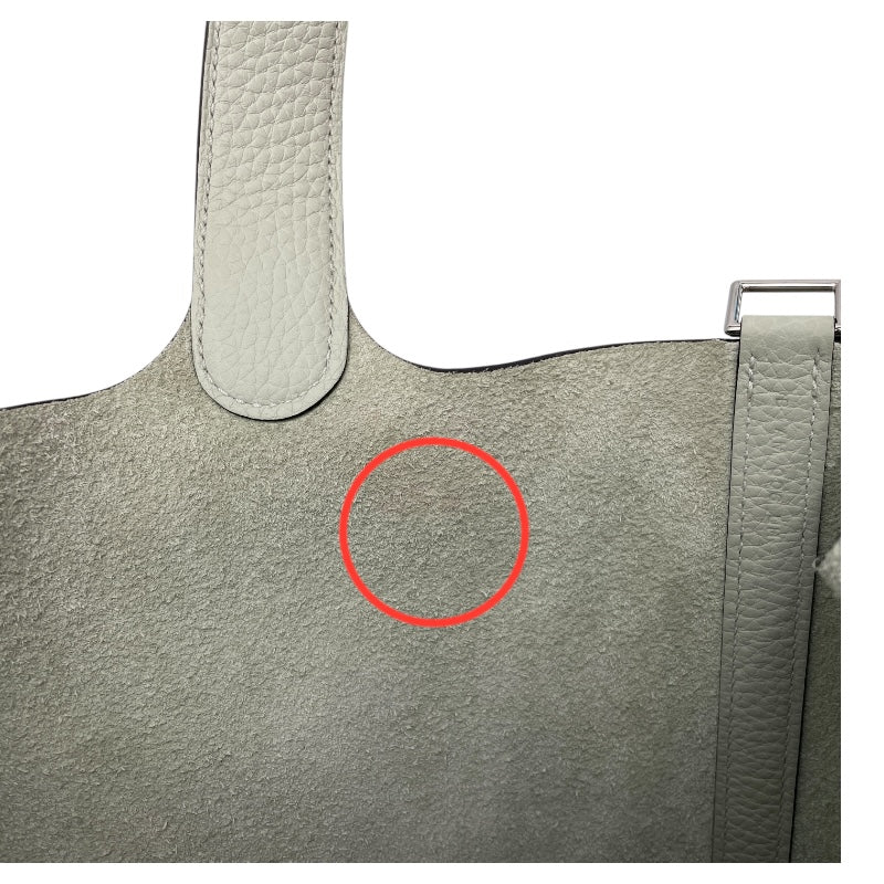 エルメス HERMES ピコタンロックMM B刻 グリネヴェ×SV金具 トリヨンクレマンス レディース ハンドバッグ