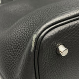 エルメス HERMES ピコタンロックMM C刻印 ブラック シルバー金具 トリヨンクレマンス レディース ハンドバッグ