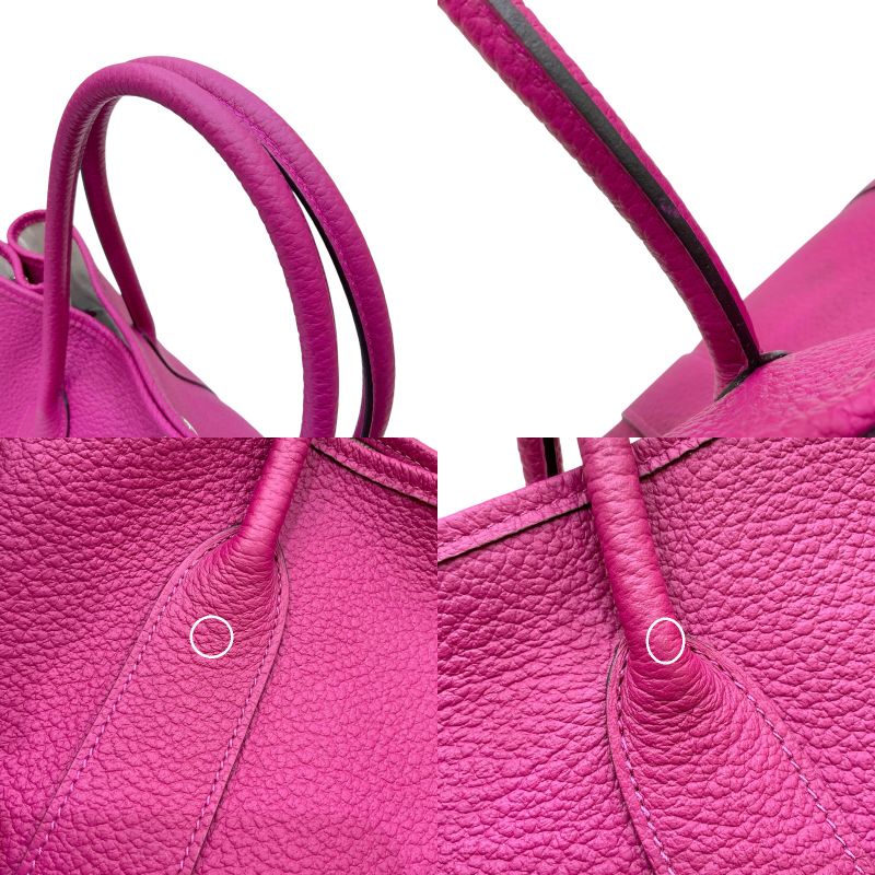 エルメス HERMES ガーデンパーティPM D刻印 ローズパープル SV