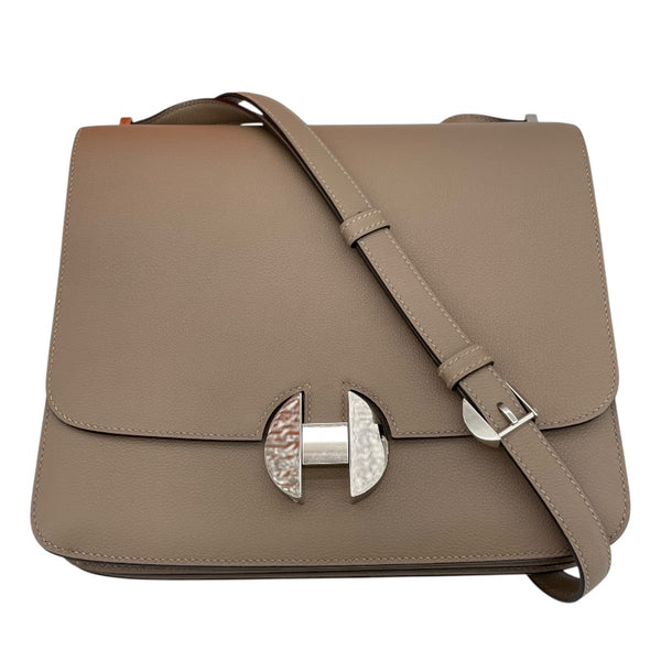 エルメス HERMES エルメス2002 C刻 トゥルティエ―ルグレー/SV金具 エバーカラー レディース ショルダーバッグ