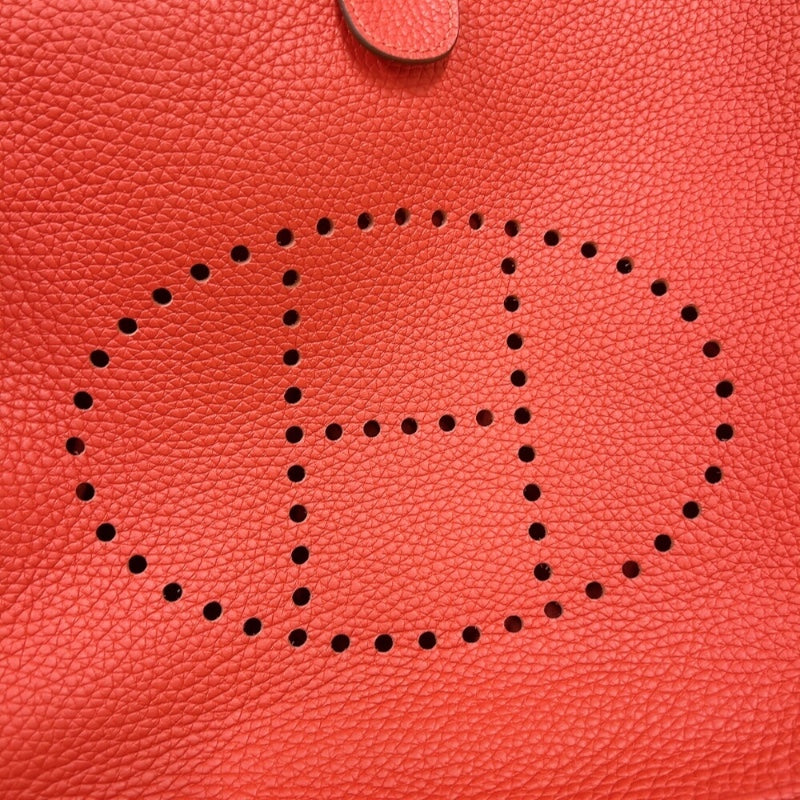 エルメス HERMES エヴリン3 PM T刻印　(2015年) ルージュヴィフ　シルバー金具 トリヨンクレマンス レディース ショルダーバッグ