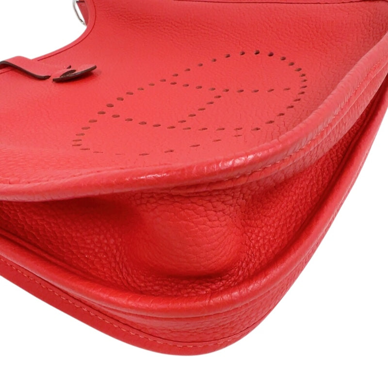 エルメス HERMES エヴリン3 PM T刻印　(2015年) ルージュヴィフ　シルバー金具 トリヨンクレマンス レディース ショルダーバッグ
