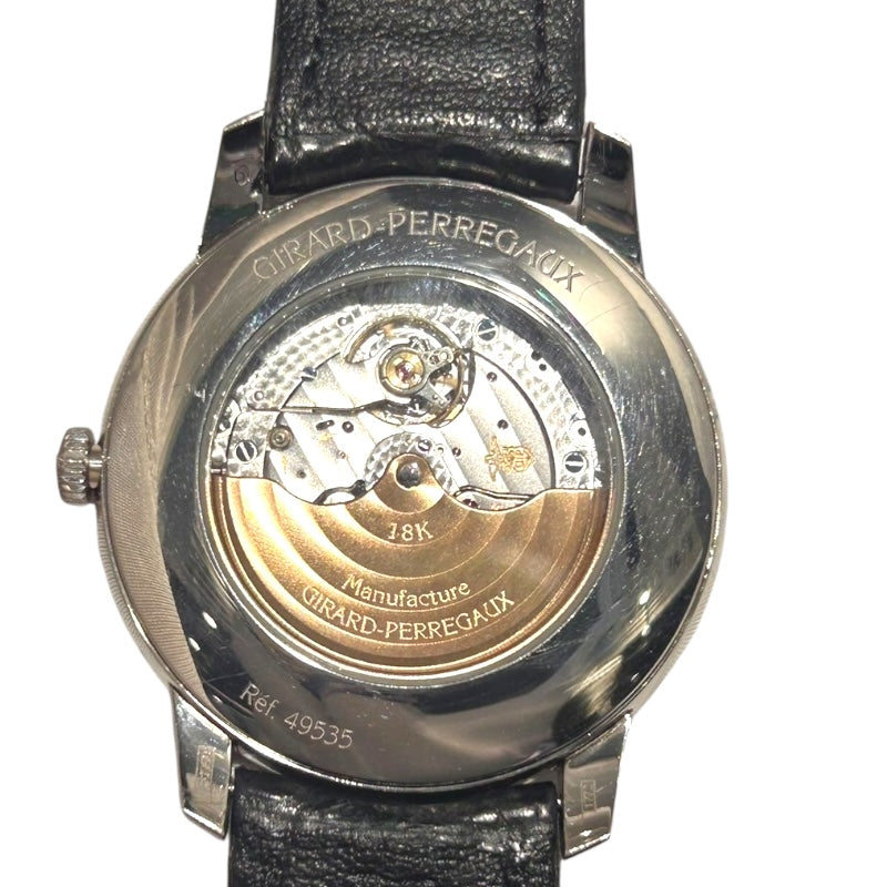 ジラール・ペルゴ GIRARD PERREGAUX 1966 フルカレンダー 49535-79-152-0 Pd950/革 自動巻き メンズ 腕時計