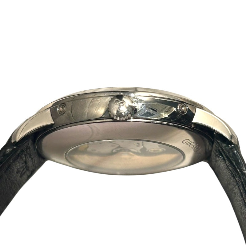 ジラール・ペルゴ GIRARD PERREGAUX 1966 フルカレンダー 49535-79-152-0 Pd950/革 自動巻き メンズ 腕時計