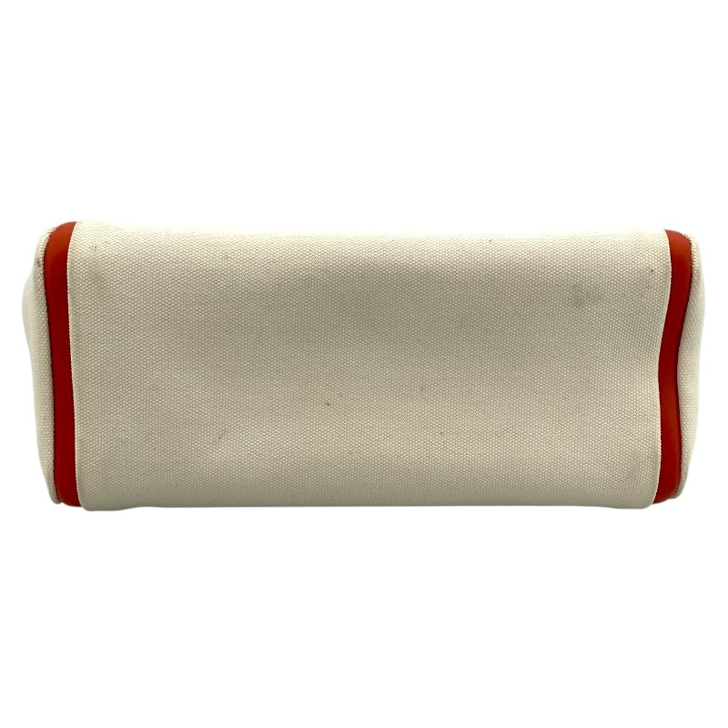 プラダ PRADA ウーヴェルチュールハンド 1BG234 ホワイト キャンバス レディース ハンドバッグ