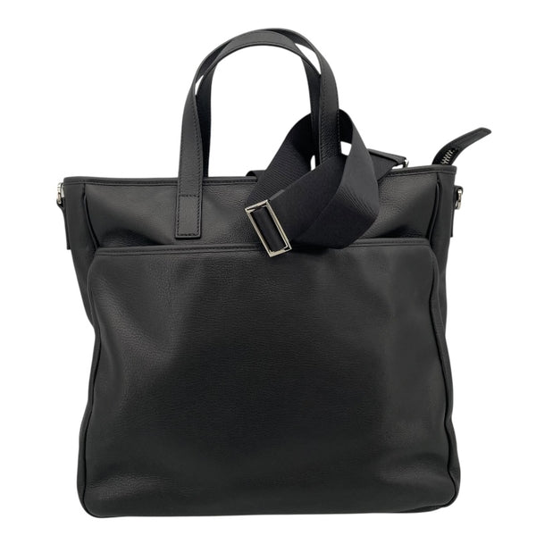 プラダ PRADA 2WAYトート 2VG033 ブラック レザー メンズ ハンドバッグ
