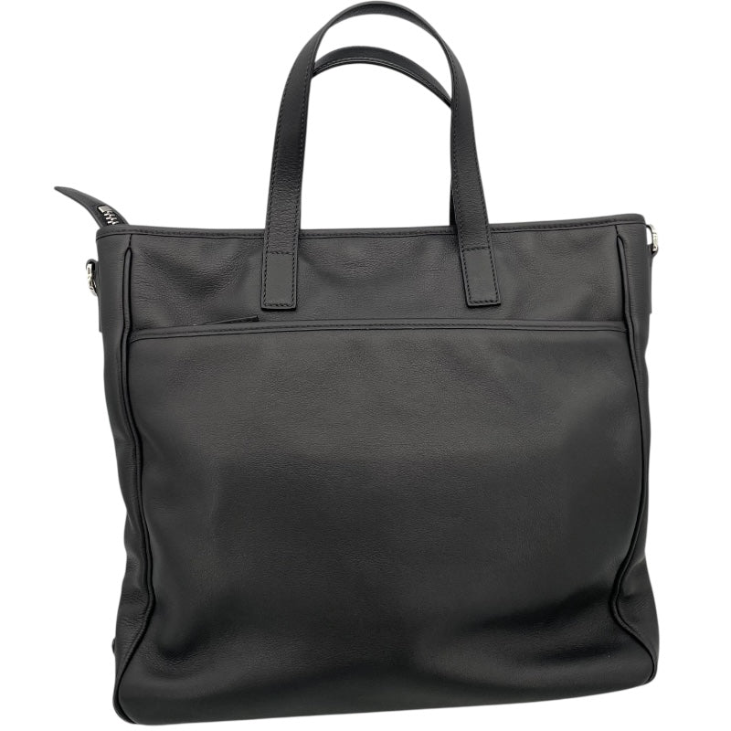 プラダ PRADA 2WAYトート 2VG033 ブラック レザー メンズ ハンドバッグ