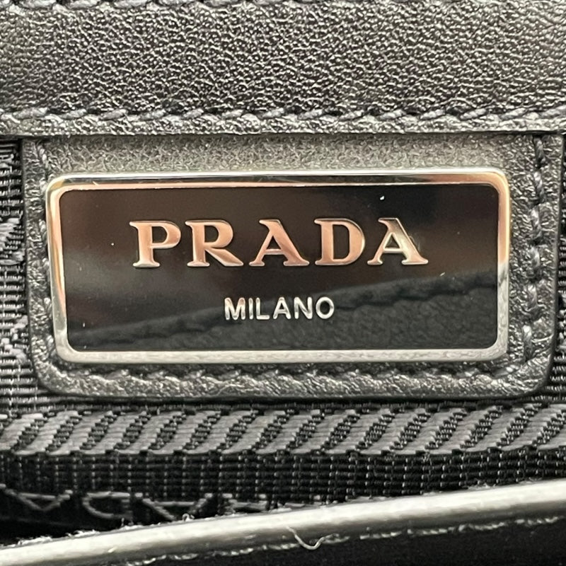 プラダ PRADA 2WAYトート 2VG033 ブラック レザー メンズ ハンドバッグ