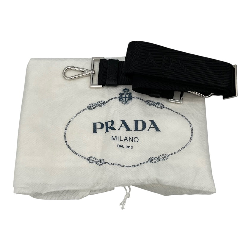 プラダ PRADA 2WAYトート 2VG033 ブラック レザー メンズ ハンドバッグ