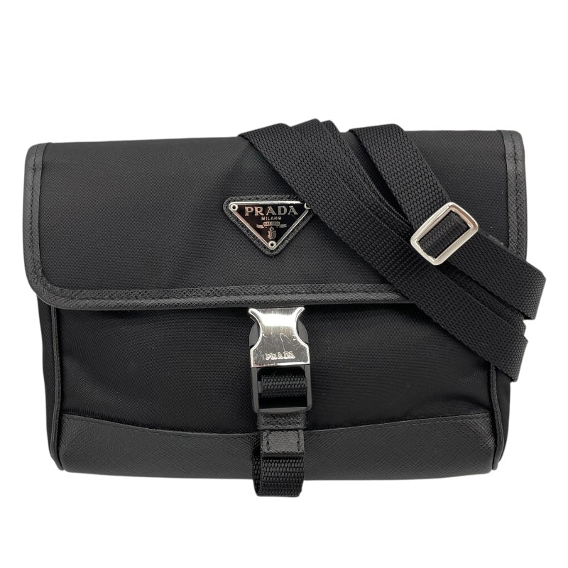 プラダ PRADA ショルダーバッグ ブラック ナイロン ユニセックス ショルダーバッグ
