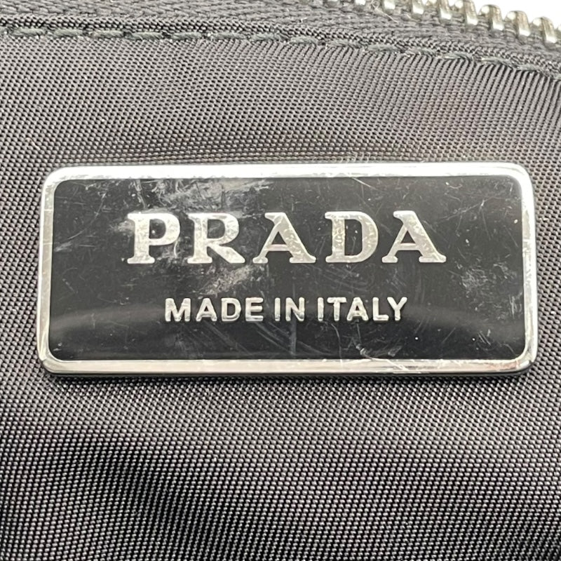 プラダ PRADA ウーヴェルーチュール ブラック レザー レディース ハンドバッグ