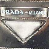 プラダ PRADA ウーヴェルーチュール ブラック レザー レディース ハンドバッグ