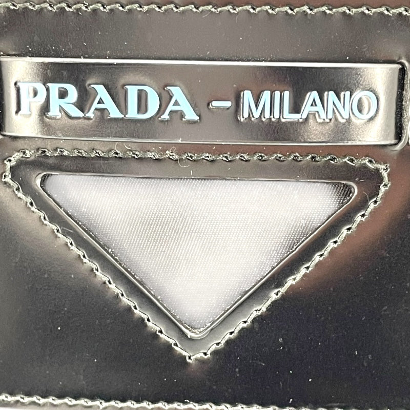 プラダ PRADA ウーヴェルーチュール ブラック レザー レディース ハンドバッグ