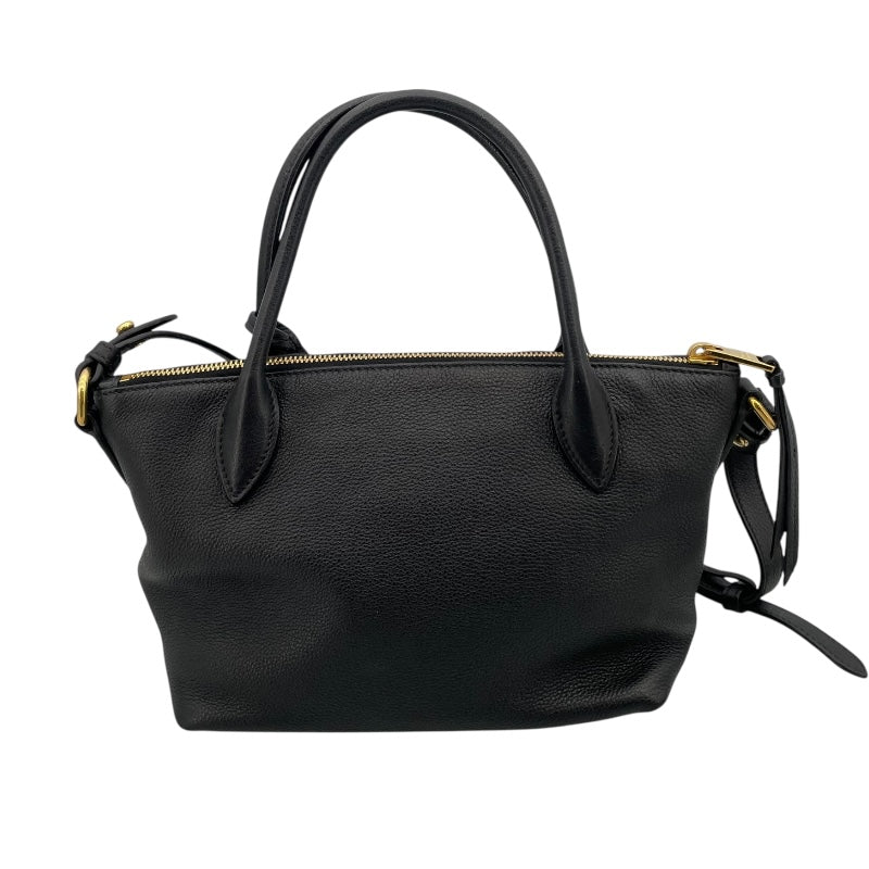 PRADA プラダ ハンド、トート2WAY バッグ レザー 黒