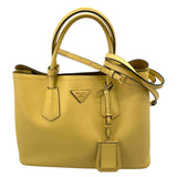 プラダ PRADA 2wayハンドバッグ BN2775 イエロー レザー レディース ハンドバッグ