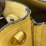 プラダ PRADA 2wayハンドバッグ BN2775 イエロー レザー レディース ハンドバッグ