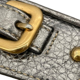 プラダ PRADA トートバッグ ブラウン/シルバー キャンバス・レザー レディース トートバッグ