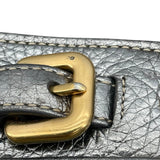 プラダ PRADA トートバッグ ブラウン/シルバー キャンバス・レザー レディース トートバッグ