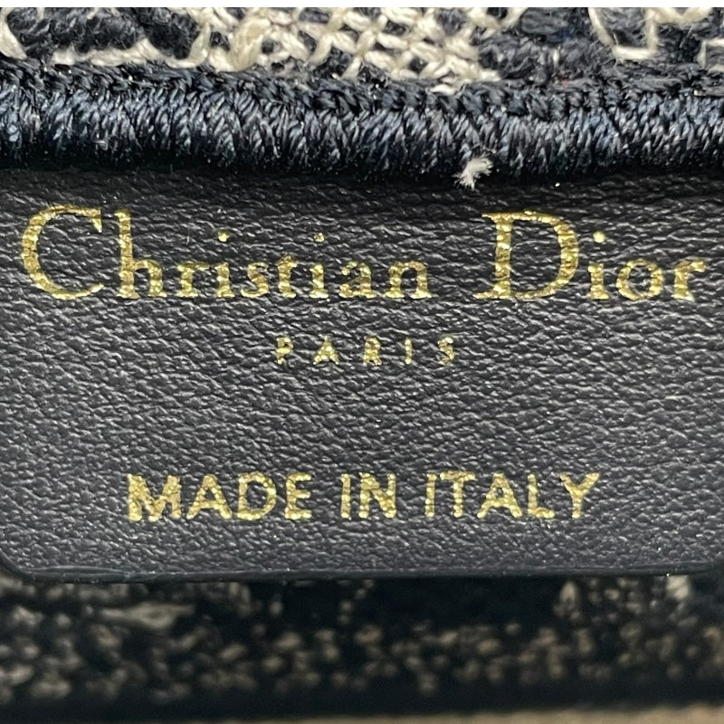 クリスチャン・ディオール Christian Dior ミニフォンバッグ ネイビー ジャガード レディース ショルダーバッグ