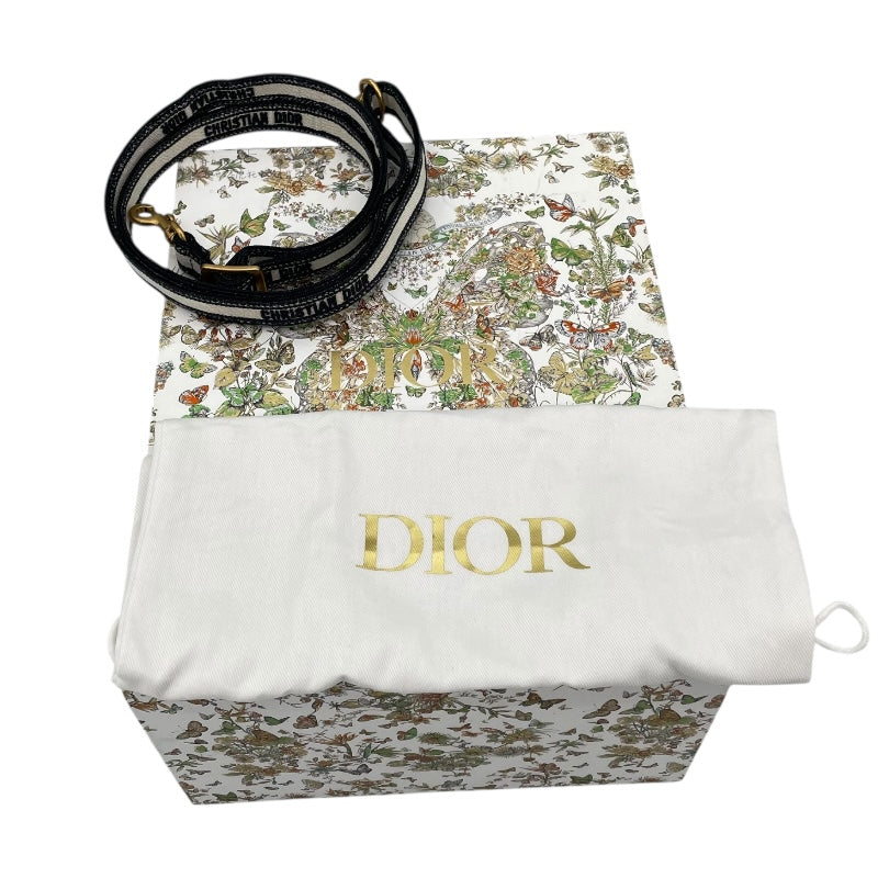 クリスチャン・ディオール Christian Dior ミニフォンバッグ ネイビー ジャガード レディース ショルダーバッグ