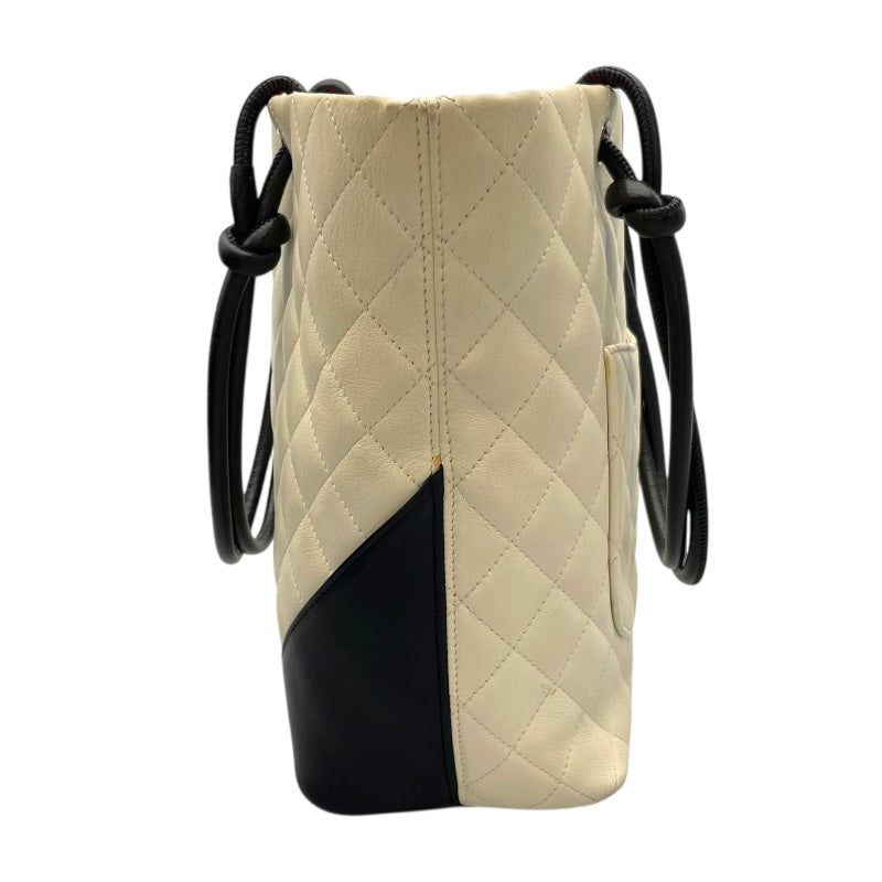 シャネル CHANEL カンボンライン トートバッグ スモール A25166