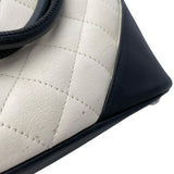 シャネル CHANEL カンボンライン トートバッグ スモール A25166 10番台 ホワイト×ピンク カーフレザー レディース トートバッグ