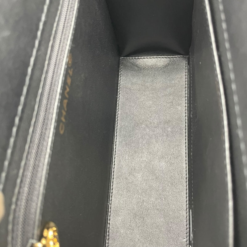シャネル CHANEL トートバッグ 11ES624 5番台 ブラック カーフ レディース トートバッグ
