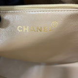 シャネル CHANEL ココボールトート ２番台 ベージュ キャビアスキン レディース ハンドバッグ