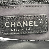 シャネル CHANEL パリビアリッツトートPM A34208 ブラック コーティングキャンバス レディース トートバッグ