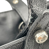 シャネル CHANEL パリビアリッツトートPM A34208 ブラック コーティングキャンバス レディース トートバッグ