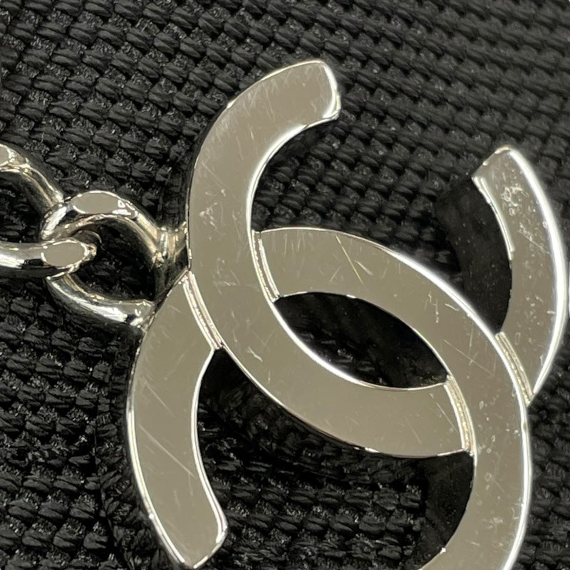 シャネル CHANEL パリビアリッツトートPM A34208 ブラック コーティングキャンバス レディース トートバッグ