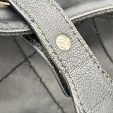 シャネル CHANEL パリビアリッツトートMM A34209 12番台 ブラック コーティングキャンバス レディース トートバッグ