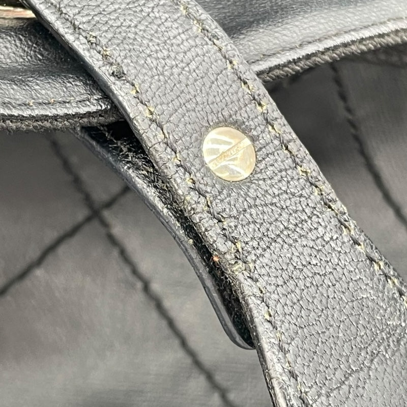 シャネル CHANEL パリビアリッツトートMM A34209 12番台 ブラック コーティングキャンバス レディース トートバッグ