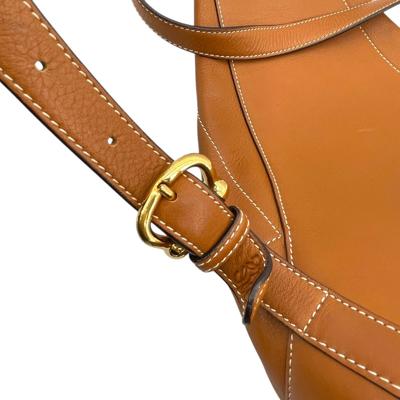 ロエベ LOEWE アントンリュック ブラウン レザー レディース リュック・デイパック