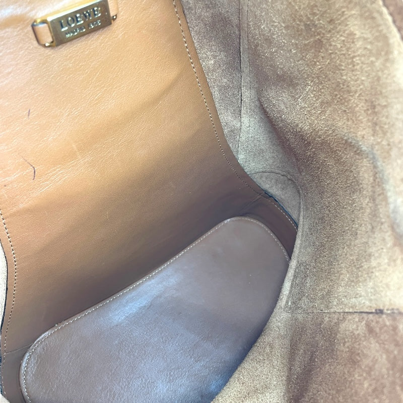 ロエベ LOEWE アントンリュック ブラウン レザー レディース リュック・デイパック
