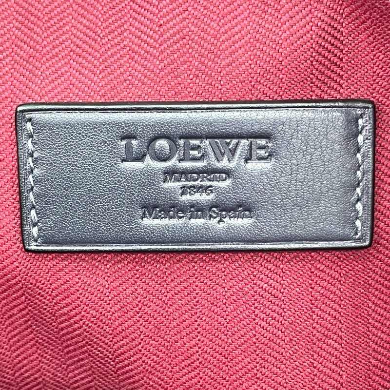 ロエベ LOEWE ビジネスバッグ ネイビー レザー メンズ ビジネス