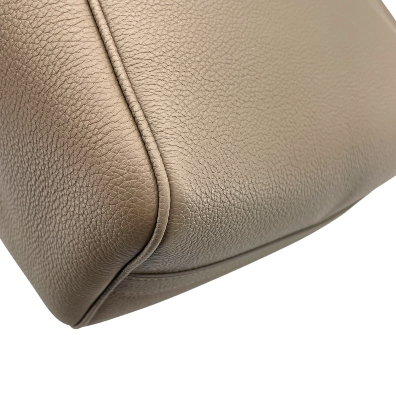 セリーヌ CELINE スモールフォールドカバ グレージュ レザー レディース ハンドバッグ
