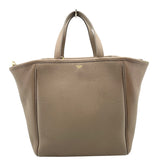 セリーヌ CELINE スモールフォールドカバ グレージュ レザー レディース ハンドバッグ
