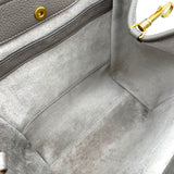 セリーヌ CELINE スモールフォールドカバ グレージュ レザー レディース ハンドバッグ