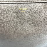 セリーヌ CELINE スモールフォールドカバ グレージュ レザー レディース ハンドバッグ