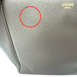 セリーヌ CELINE スモールフォールドカバ グレージュ レザー レディース ハンドバッグ