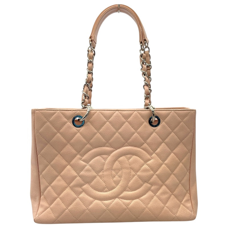 シャネル CHANEL GSTトート A50995 17番台 ピンク キャビアスキン レディース ハンドバッグ
