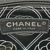 シャネル CHANEL カメリアショルダー A57273 25番台 ブラック×ベージュ キャンバス/ビニール レディース ショルダーバッグ