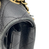 シャネル CHANEL マトラッセ25 A01112 12番台 ブラック キャビアスキン レディース ショルダーバッグ