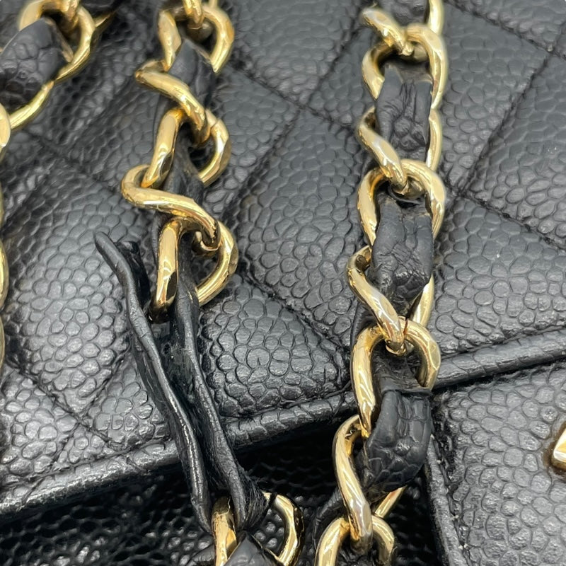 シャネル CHANEL マトラッセ25 A01112 12番台 ブラック キャビアスキン レディース ショルダーバッグ