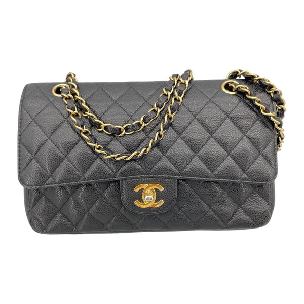 シャネル CHANEL マトラッセ25 A01112 12番台 ブラック キャビアスキン レディース ショルダーバッグ