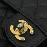 シャネル CHANEL マトラッセ25 A01112 12番台 ブラック キャビアスキン レディース ショルダーバッグ